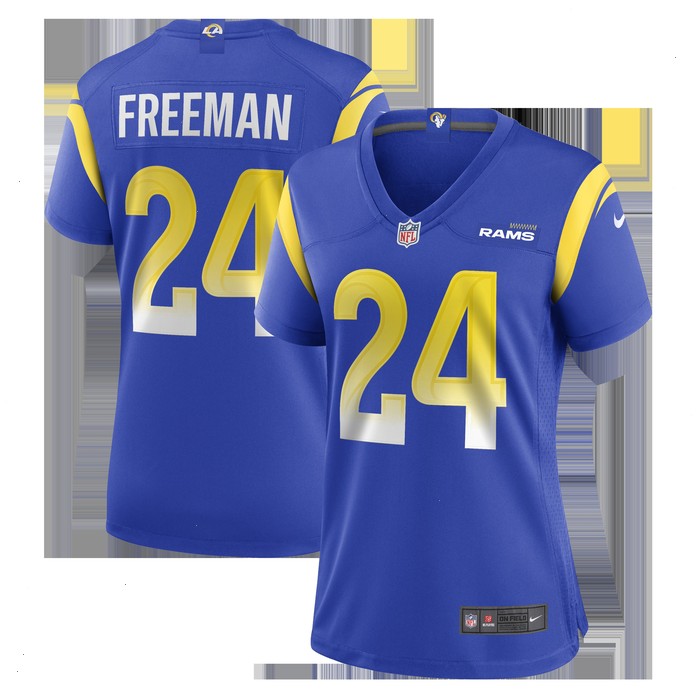 Royce Freeman Los Angeles Rams Nike Women's Game Jersey - Royal