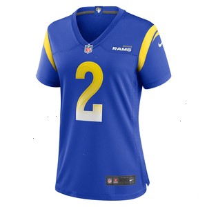 Russ Yeast Los Angeles Rams Nike Women's Home Game Jersey - Royal