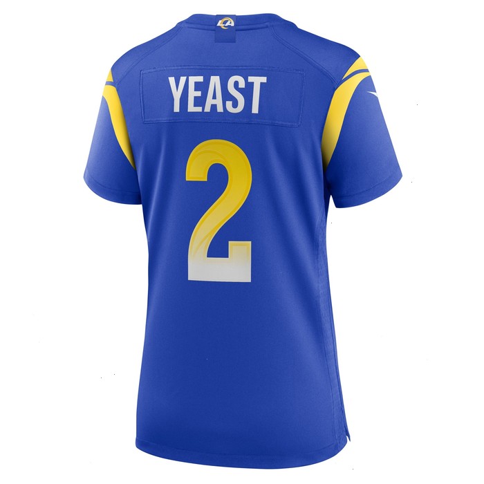 Russ Yeast Los Angeles Rams Nike Women's Home Game Jersey - Royal