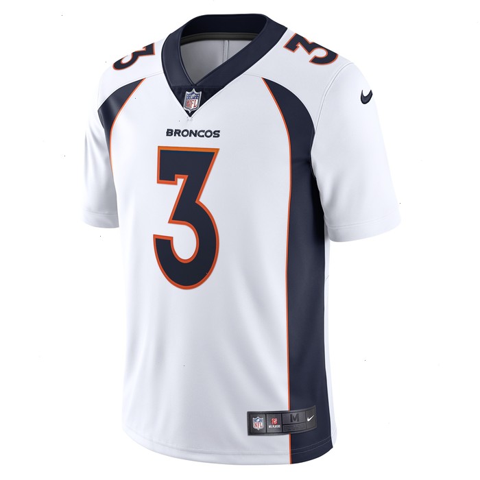 Russell Wilson Denver Broncos Nike Team Vapor Limited Jersey - White