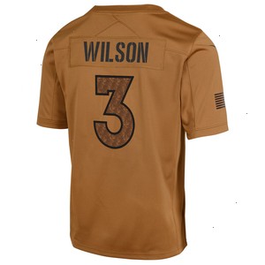 Russell Wilson Denver Broncos Nike Youth 2023 Salute To Service Limited Jersey - Brown