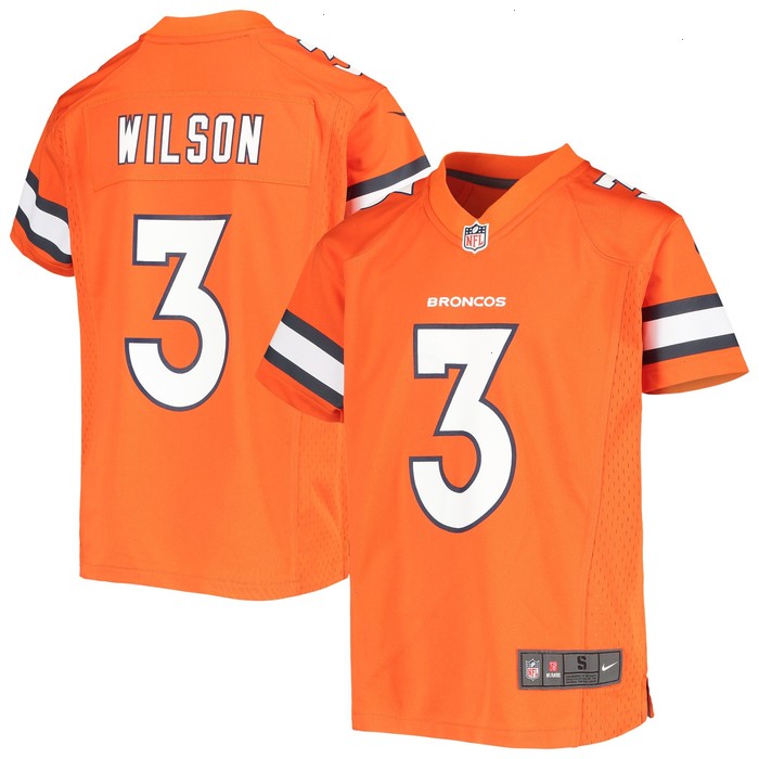 Russell Wilson Denver Broncos Nike Youth Game Jersey - Orange