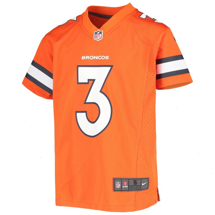 Russell Wilson Denver Broncos Nike Youth Game Jersey - Orange