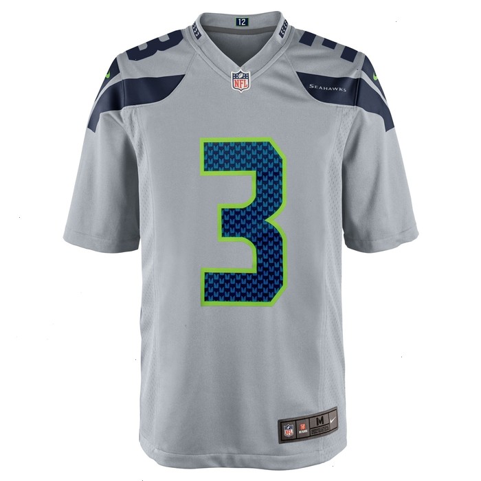 Russell Wilson Seattle Seahawks Nike Alternate Game Jersey - Gray