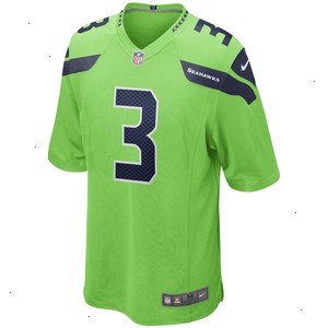 Russell Wilson Seattle Seahawks Nike Alternate Game Jersey - Neon Green