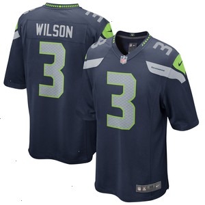 Russell Wilson Seattle Seahawks Nike Game Jersey - College Navy