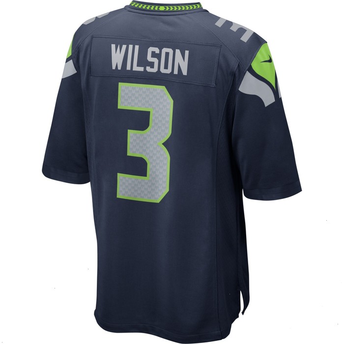 Russell Wilson Seattle Seahawks Nike Game Jersey - College Navy