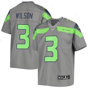 Russell Wilson Seattle Seahawks Nike Youth Inverted Team Game Jersey - Gray