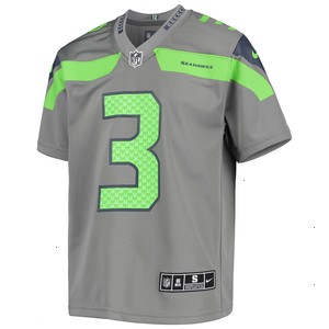 Russell Wilson Seattle Seahawks Nike Youth Inverted Team Game Jersey - Gray