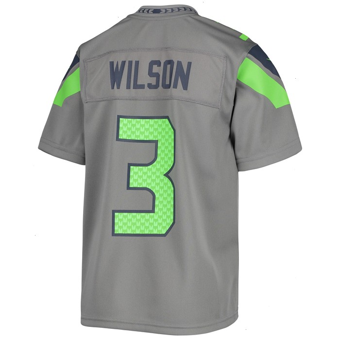 Russell Wilson Seattle Seahawks Nike Youth Inverted Team Game Jersey - Gray