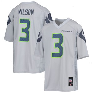 Russell Wilson Seattle Seahawks Youth Replica Player Jersey - Gray