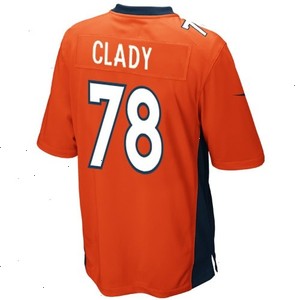 Ryan Clady Denver Broncos Nike Youth Team Color Game Jersey - Orange