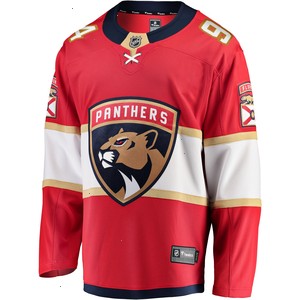 Ryan Lomberg Florida Panthers Fanatics Branded Home Breakaway Player Jersey - Red