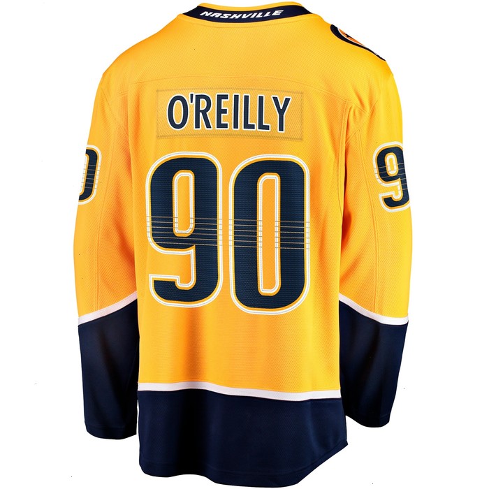 Ryan O'Reilly Nashville Predators Fanatics Branded Home Premier Breakaway Player Jersey - Gold