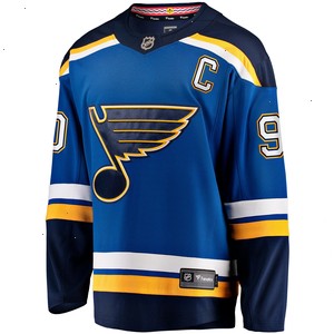 Ryan O'Reilly St. Louis Blues Fanatics Branded Home Captain Premier Breakaway Player Jersey - Blue