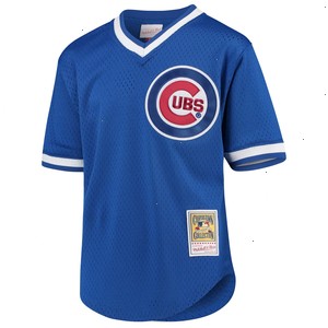 Ryne Sandberg Chicago Cubs Mitchell & Ness Youth Cooperstown Collection Mesh Batting Practice Jersey - Royal