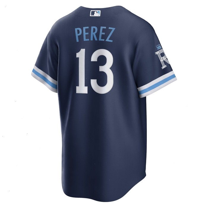 Salvador Perez Kansas City Royals Nike 2022 City Connect Replica Player Jersey - Navy