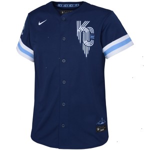 Salvador Perez Kansas City Royals Nike Toddler 2022 City Connect Replica Player Jersey - Navy