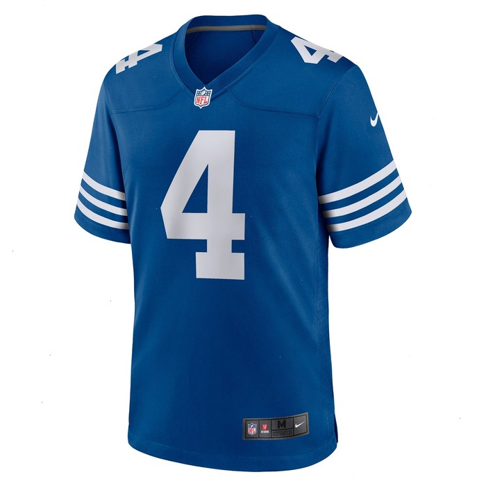 Sam Ehlinger Indianapolis Colts Nike Game Player Jersey - Blue