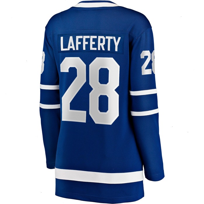 Sam Lafferty Toronto Maple Leafs Women's Fanatics Branded Home Breakaway Jersey - Blue