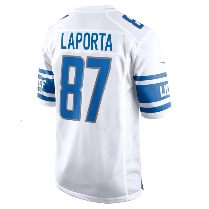 Sam Laporta Detroit Lions Nike Game Jersey - White