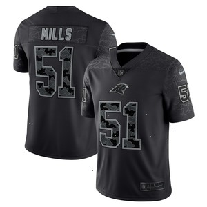 Sam Mills Carolina Panthers Nike Retired Player RFLCTV Limited Jersey - Black