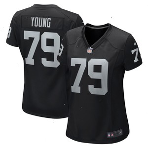 Sam Young Las Vegas Raiders Nike Women's Game Player Jersey - Black