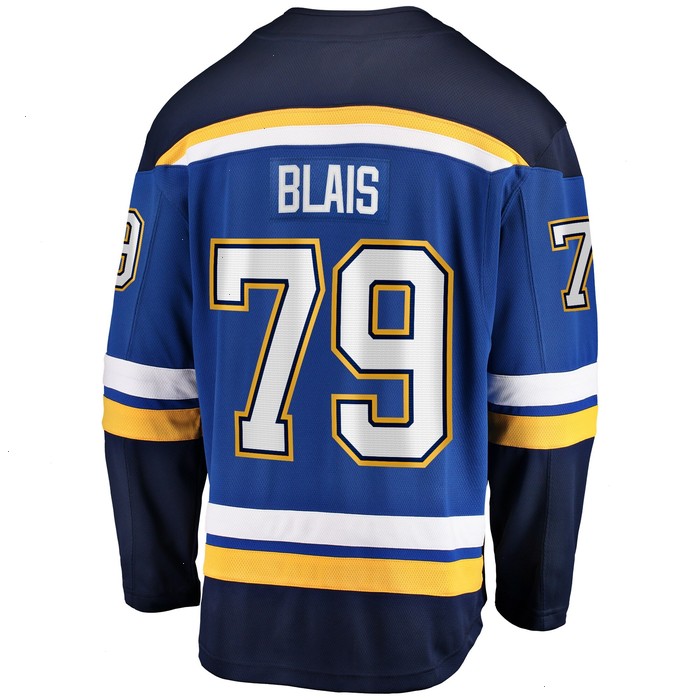 Sammy Blais St. Louis Blues Fanatics Branded Home Breakaway Jersey - Blue