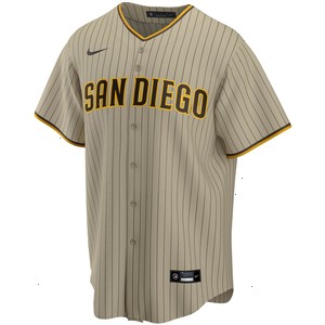 San Diego Padres Nike Alternate Replica Team Jersey - Tan