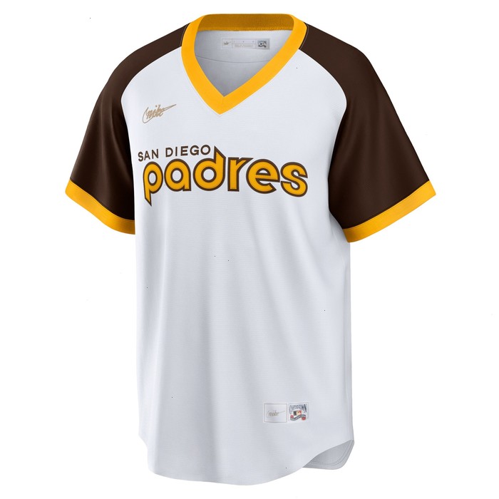 San Diego Padres Nike Home Cooperstown Collection Team Jersey - White