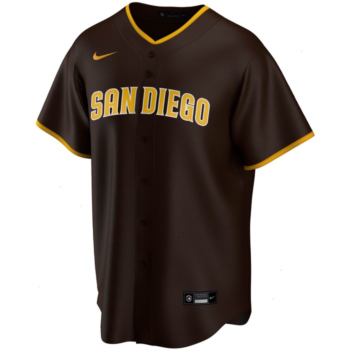 San Diego Padres Nike Road Replica Team Jersey - Brown