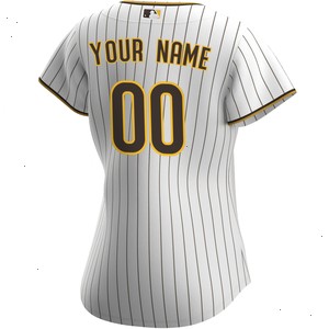 San Diego Padres Nike Women's Home Replica Custom Jersey - White