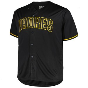 San Diego Padres Profile Big & Tall Blackout Replica Jersey