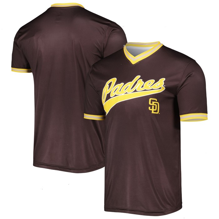 San Diego Padres Stitches Cooperstown Collection Team Jersey - Brown