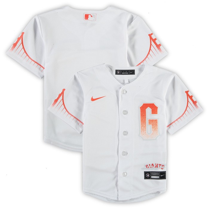 San Francisco Giants Nike Preschool MLB City Connect Replica Team Jersey - White