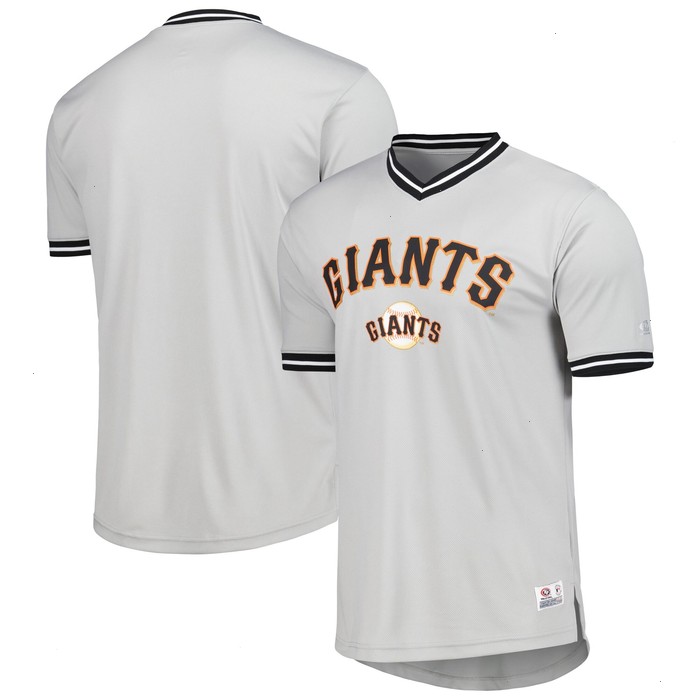 San Francisco Giants V-Neck Jersey - Gray