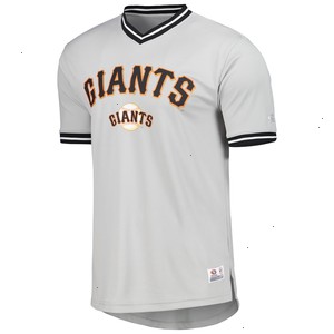 San Francisco Giants V-Neck Jersey - Gray