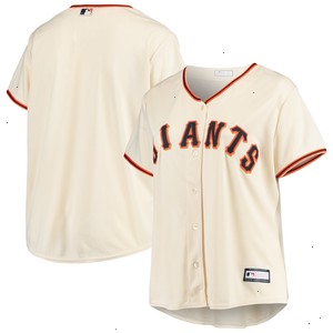 San Francisco Giants Women's Plus Size Home Replica Team Jersey - Cream