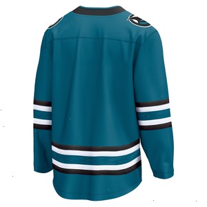 San Jose Sharks Fanatics Branded Home Breakaway Jersey - Teal