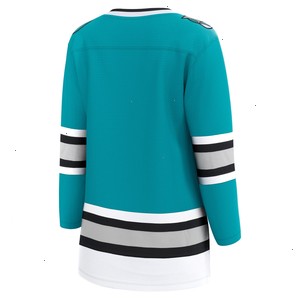 San Jose Sharks Fanatics Branded Women's 30th Anniversary Premier Breakaway Team Jersey - Teal