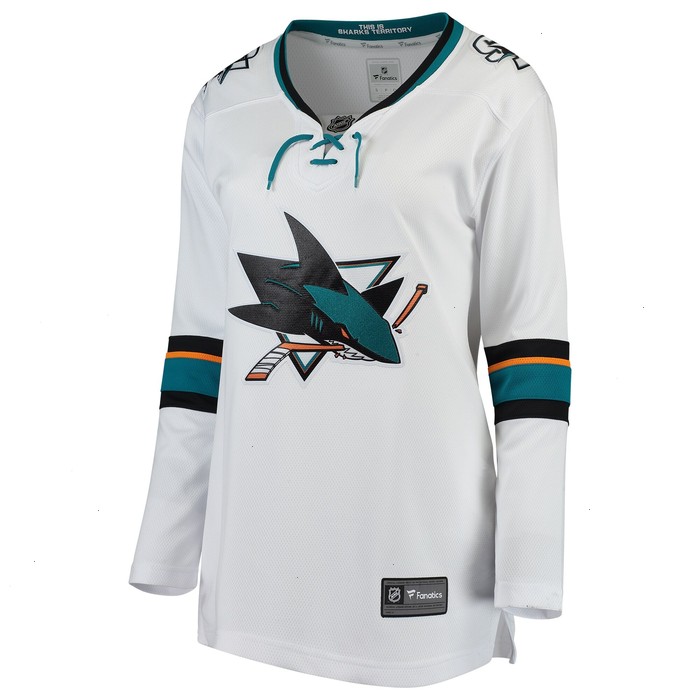 San Jose Sharks Fanatics Branded Women's Away Breakaway Jersey - White