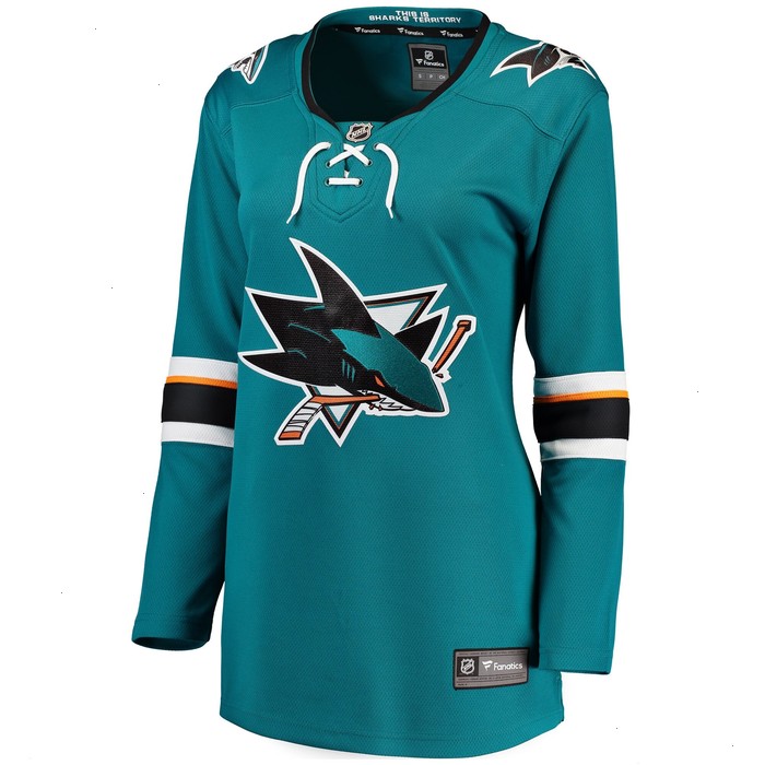 San Jose Sharks Fanatics Branded Women's Breakaway Home Jersey - Teal