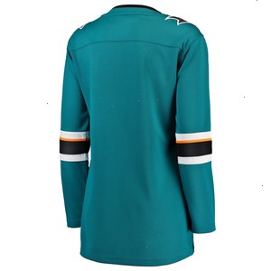 San Jose Sharks Fanatics Branded Women's Breakaway Home Jersey - Teal