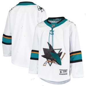 San Jose Sharks Youth Away Premier Jersey - White