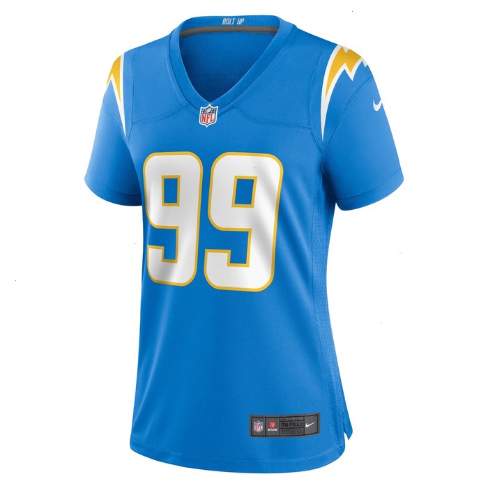 Scott Matlock Los Angeles Chargers Nike Women's Team Game Jersey - Powder Blue