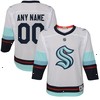 Seattle Kraken Youth Away Replica Custom Jersey - White