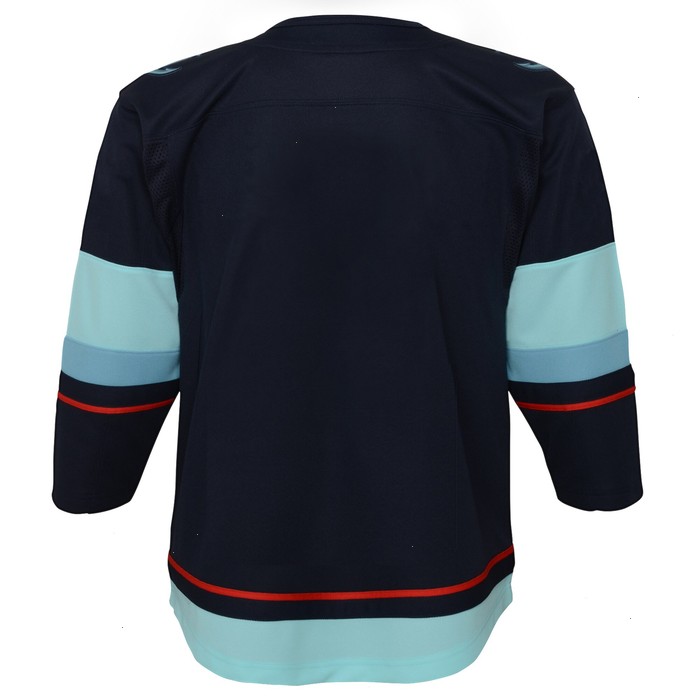 Seattle Kraken Youth Home Premier Jersey - Navy