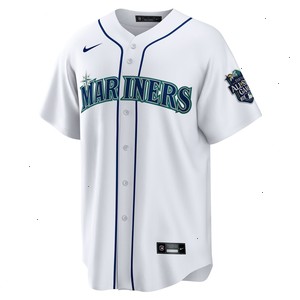 Seattle Mariners Nike Home 2023 MLB All-Star Game Patch Replica Player Jersey - White