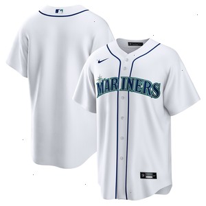 Seattle Mariners Nike Home Replica Team Jersey - White