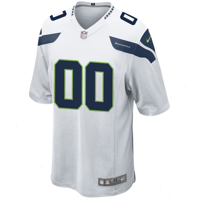 Seattle Seahawks Nike Custom Game Jersey - White